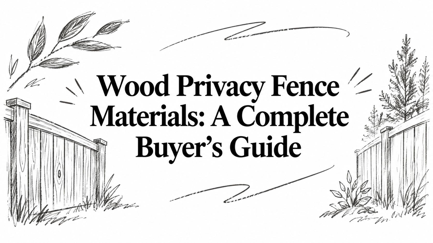 Wood Privacy Fence Materials: A Complete Buyer's Guide