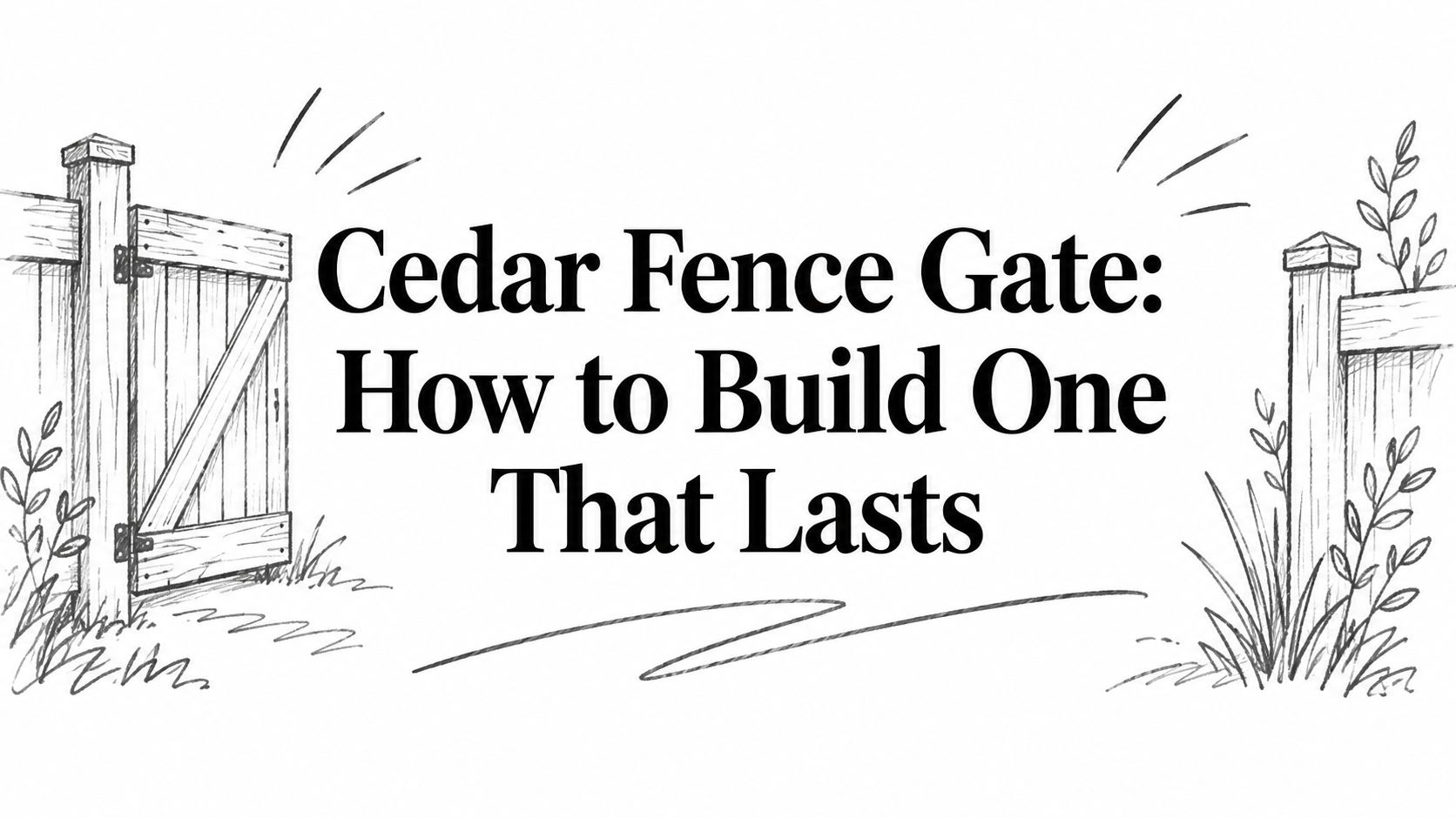 Cedar Fence Gate: How to Build One That Lasts