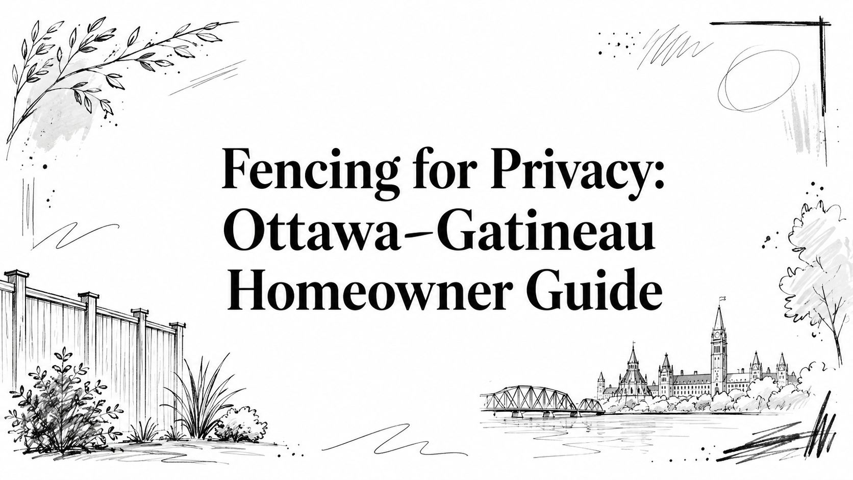 Fencing for Privacy: Ottawa–Gatineau Homeowner Guide