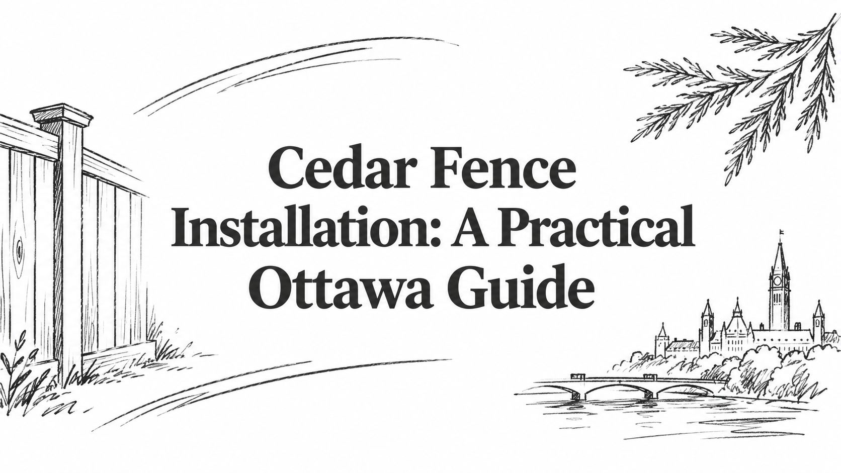 Cedar Fence Installation: A Practical Ottawa Guide