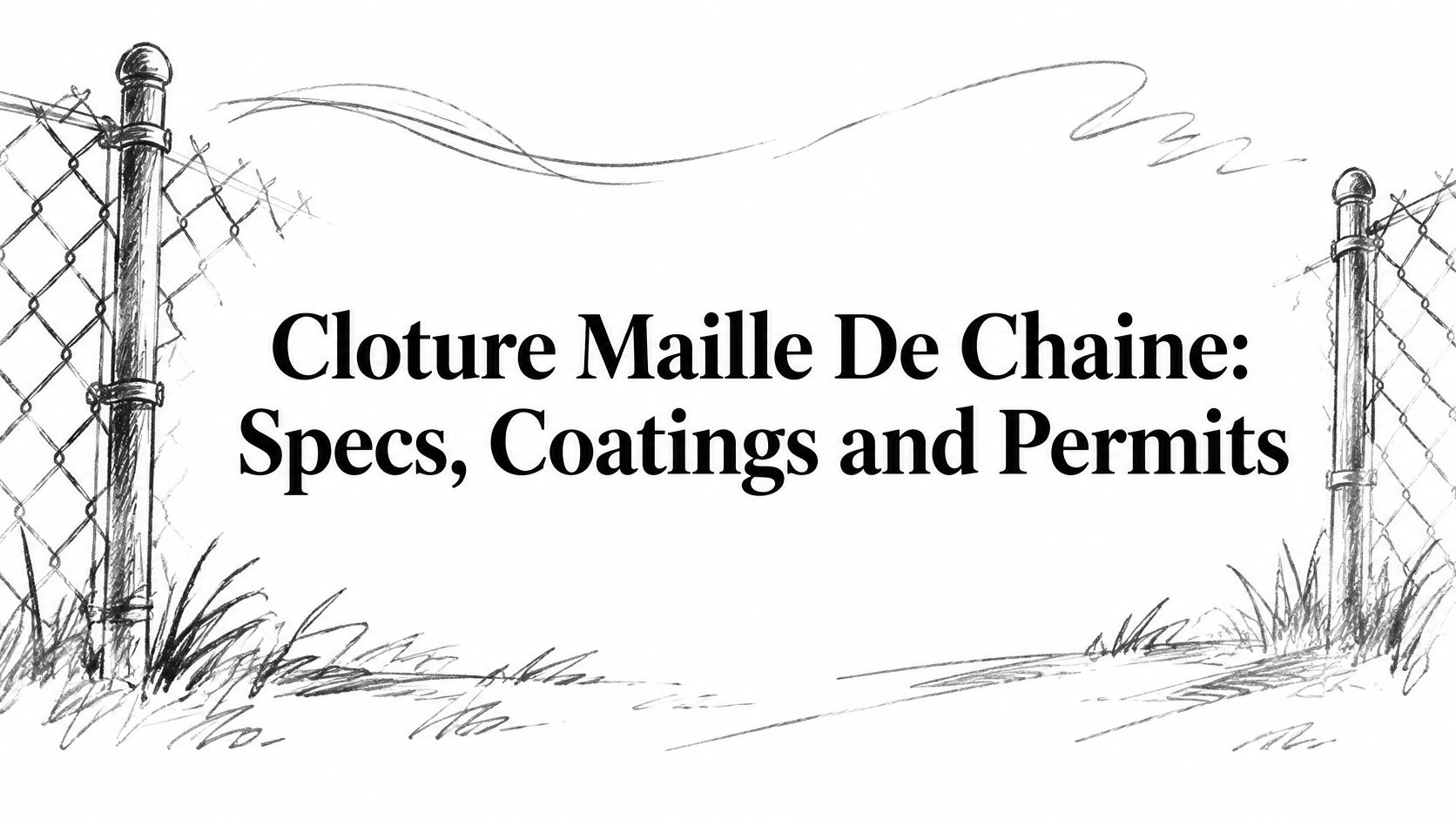 Cloture Maille De Chaine: Specs, Coatings and Permits