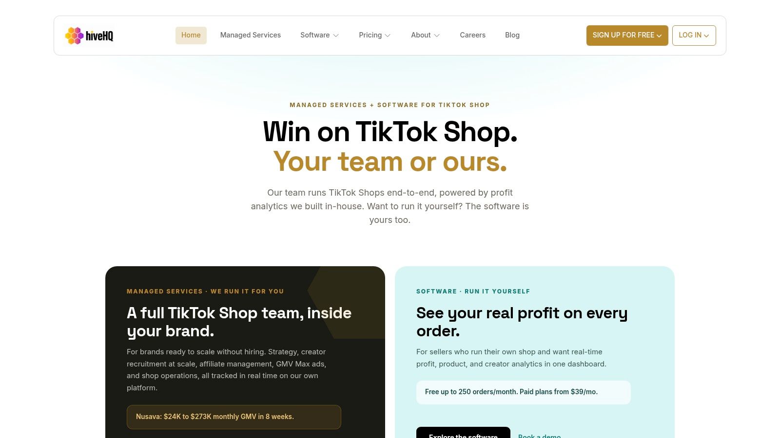 Screenshot from https://hivehq.ai