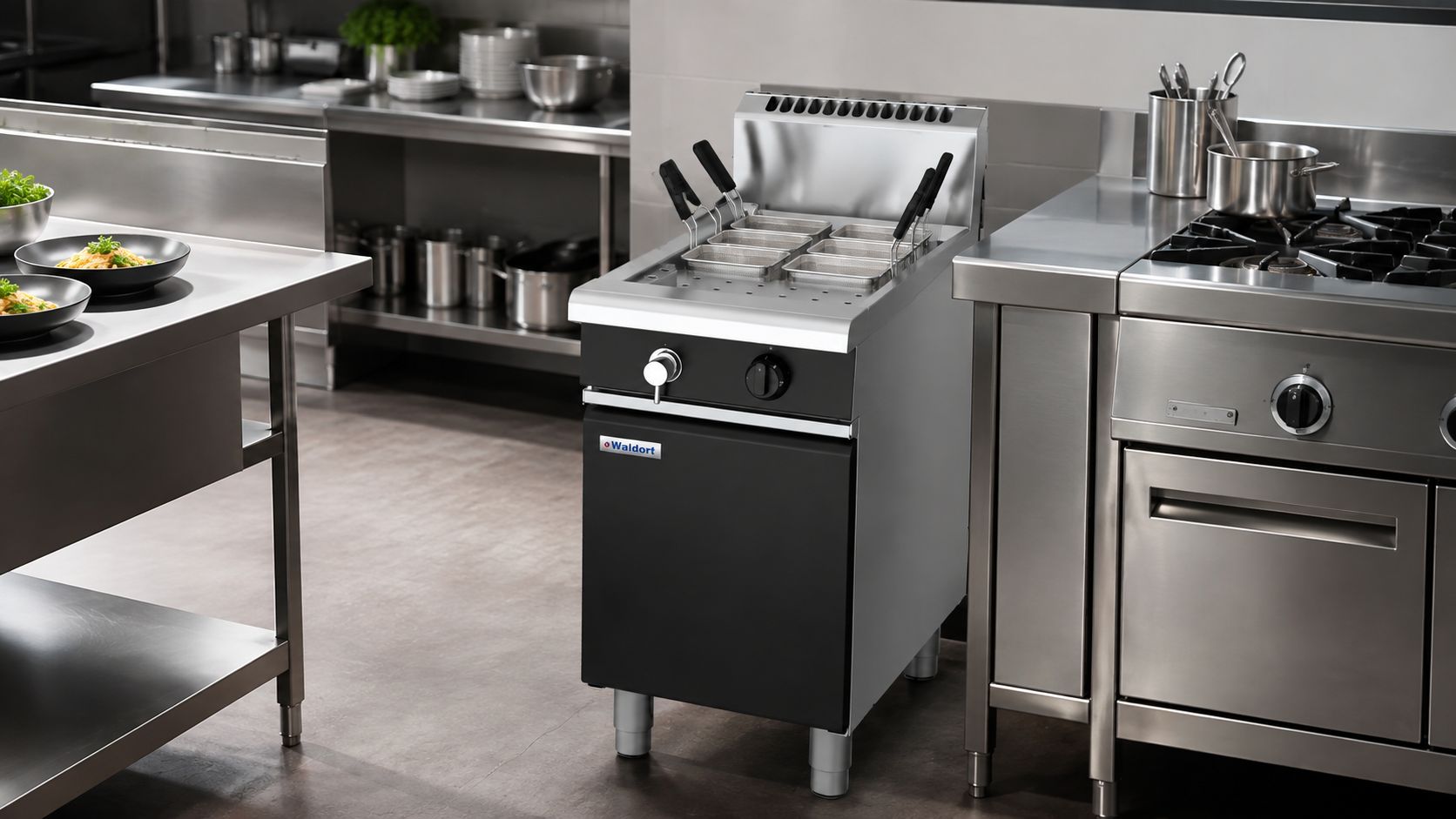 Waldorf Bold PCB8140G - 450mm Gas Pasta Cooker