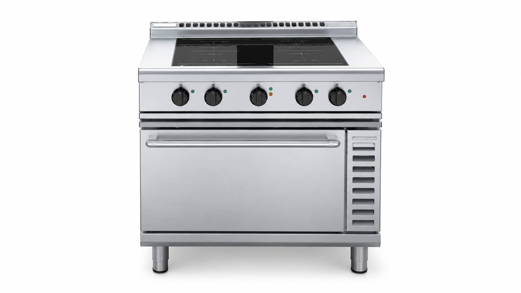 Waldorf 800 Series INL8410ECF - 900mm Induction Range Convection Oven Low Back Version