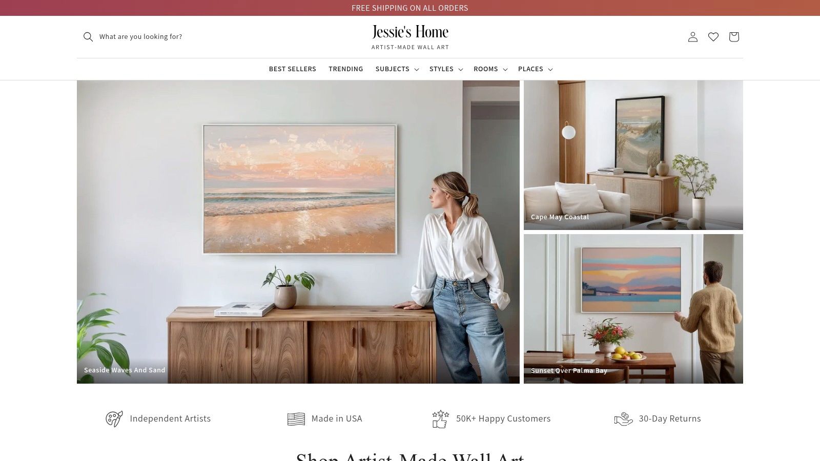 Screenshot from https://jessieshome.com
