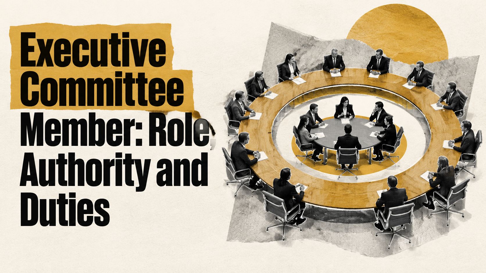 Executive Committee Member: Role, Authority and Duties