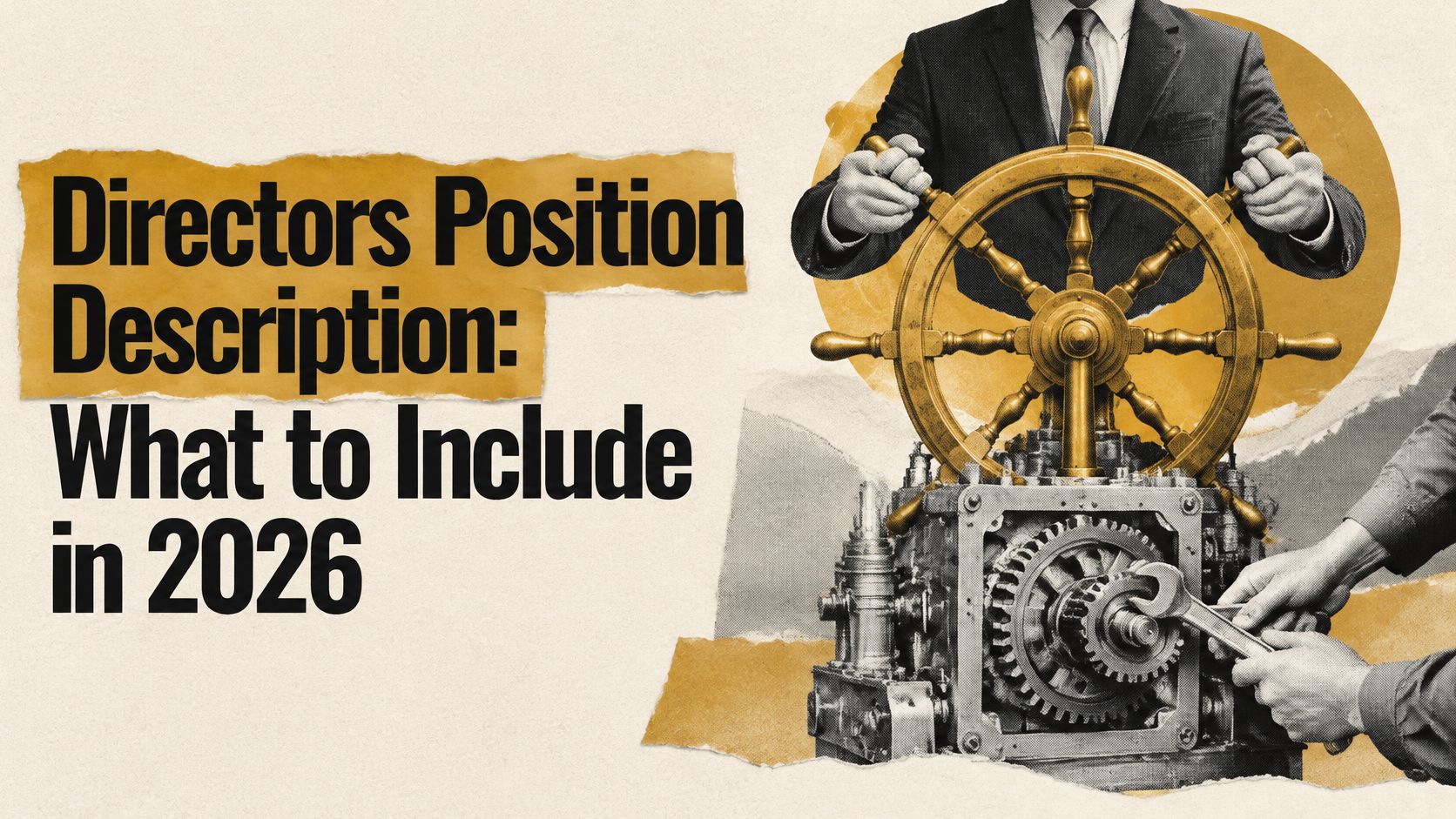Directors Position Description: What to Include in 2026
