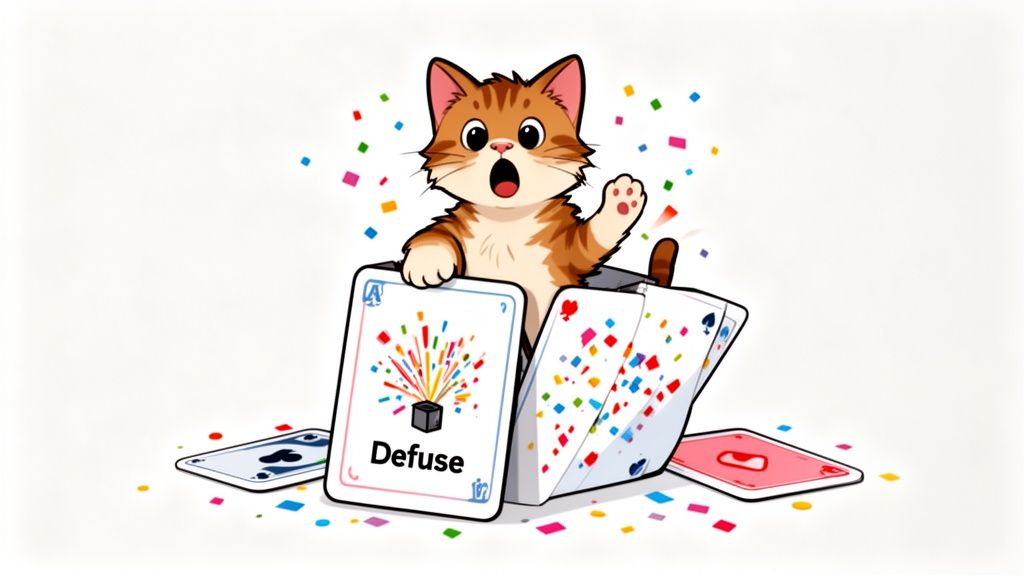 Defuse Cartoon 8 Fun and Fast Card Games Easy Enough for Anyone to Learn - TerraClash™