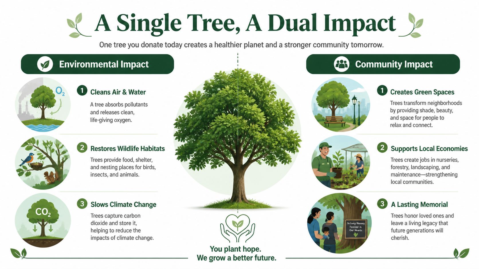 Contribution For Tree Donating a Tree as a Living Memorial Guide - Cremation Austin