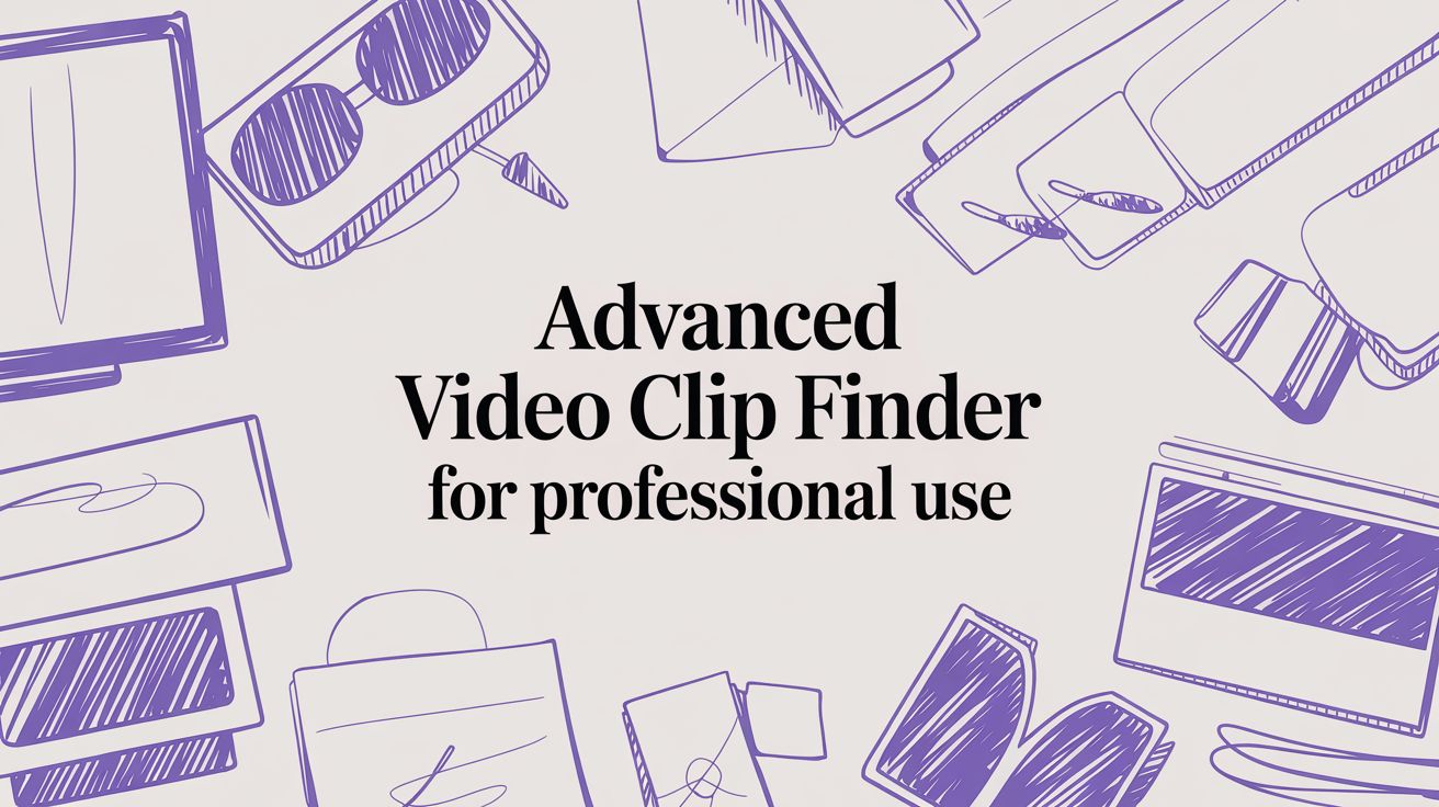 Advanced Video Clip Finder for Professional Use | AI Video Detector