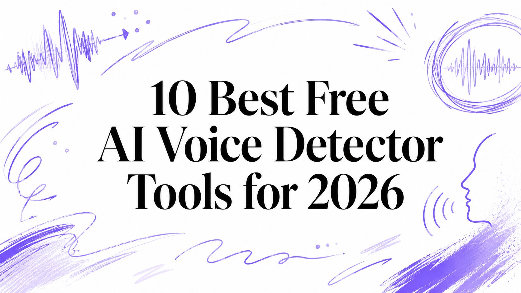 10 Best Free AI Voice Detector Tools for 2026 | AI Video Detector