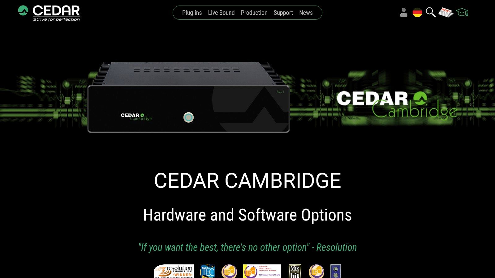 CEDAR Cambridge and Forensic Enhance