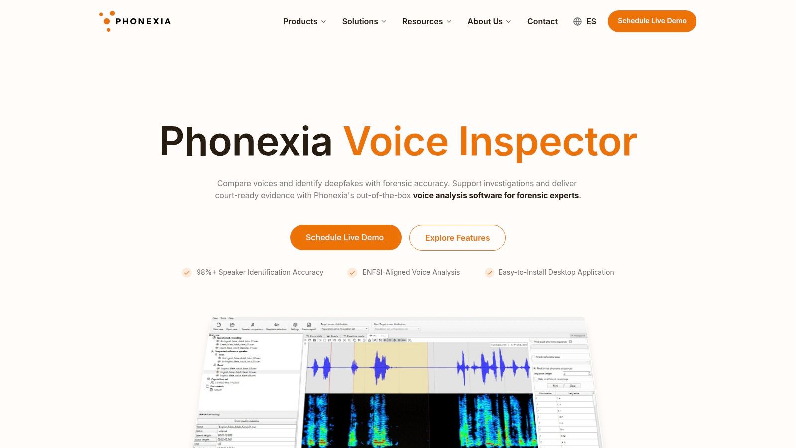 Phonexia Voice Inspector VIN
