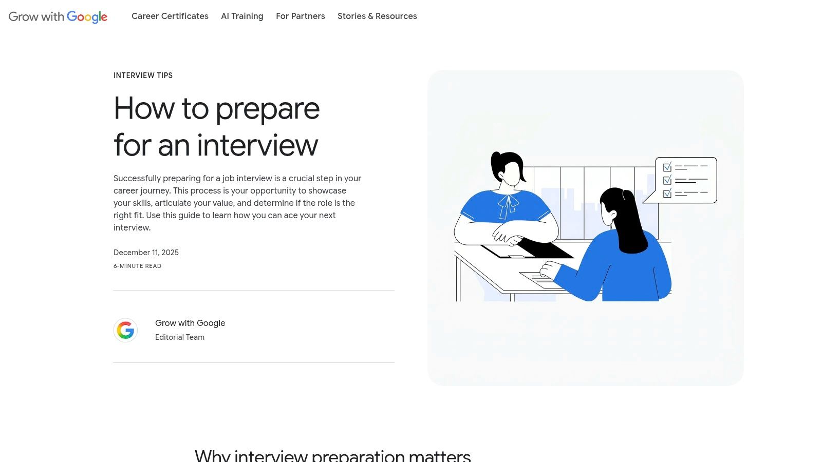 Google Interview Warmup