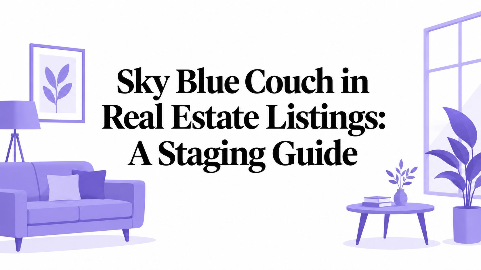 Sky Blue Couch in Real Estate Listings: A Staging Guide