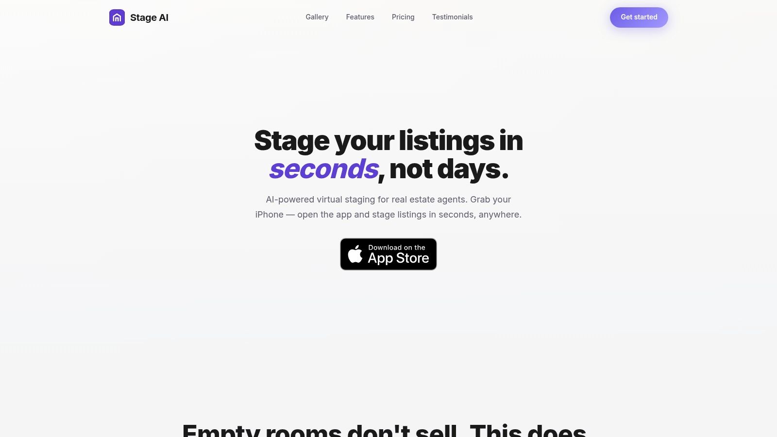 Screenshot from https://getstageai.com