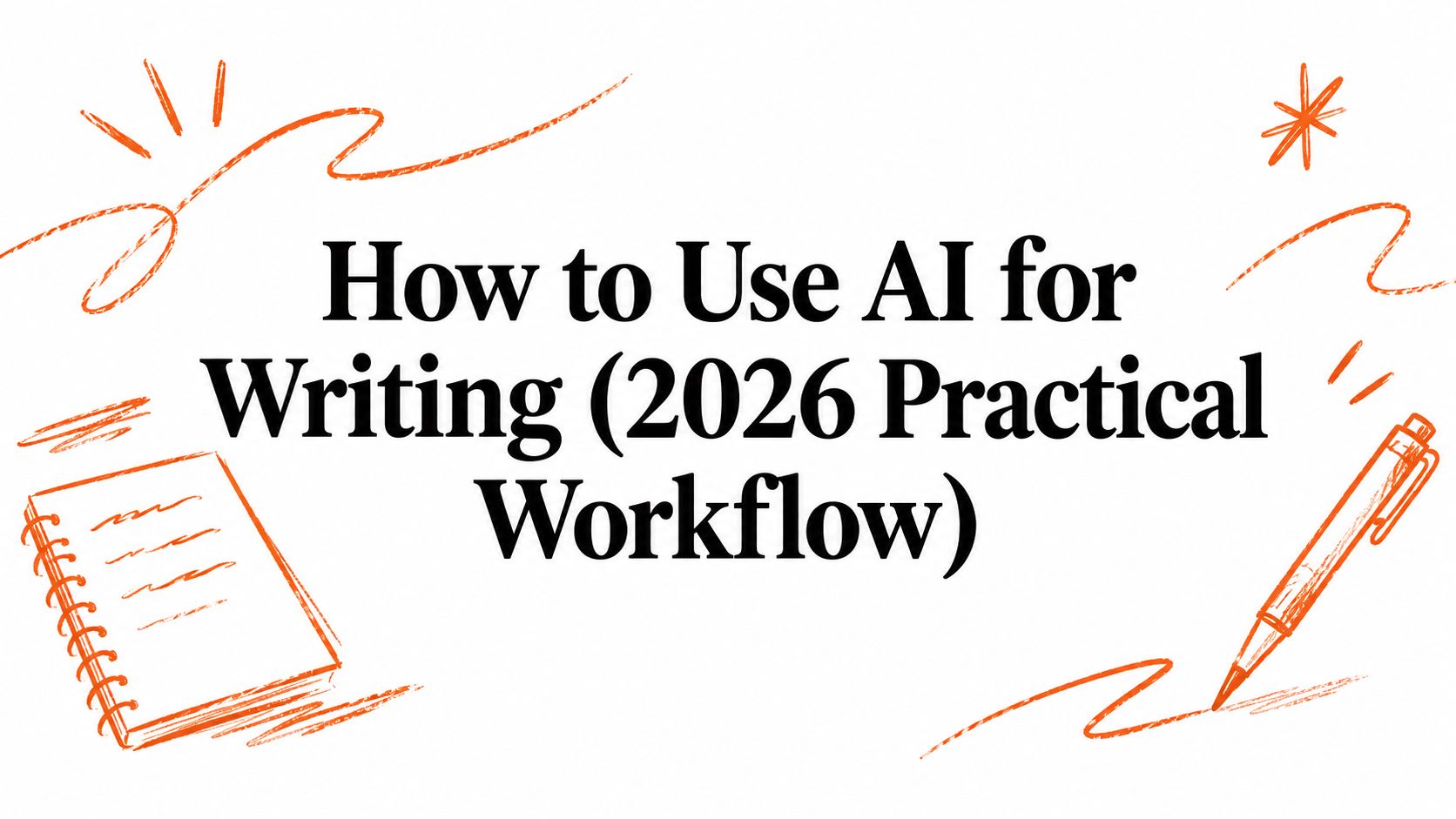 How to Use AI for Writing (2026 Practical Workflow)
