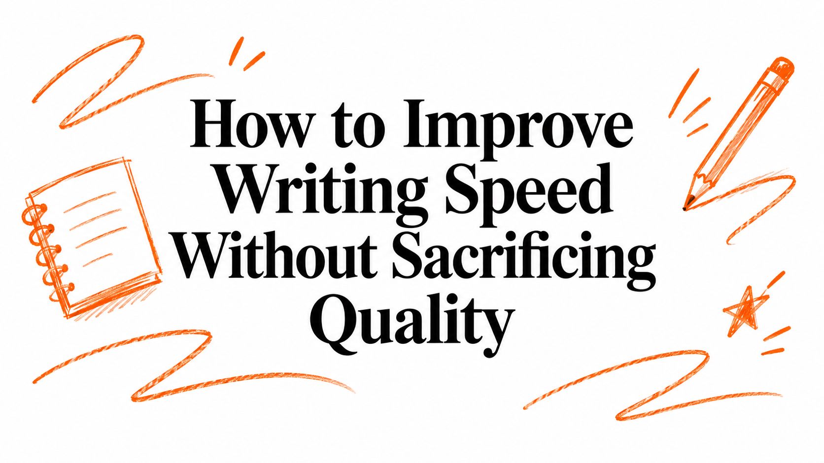 How to Improve Writing Speed Without Sacrificing Quality
