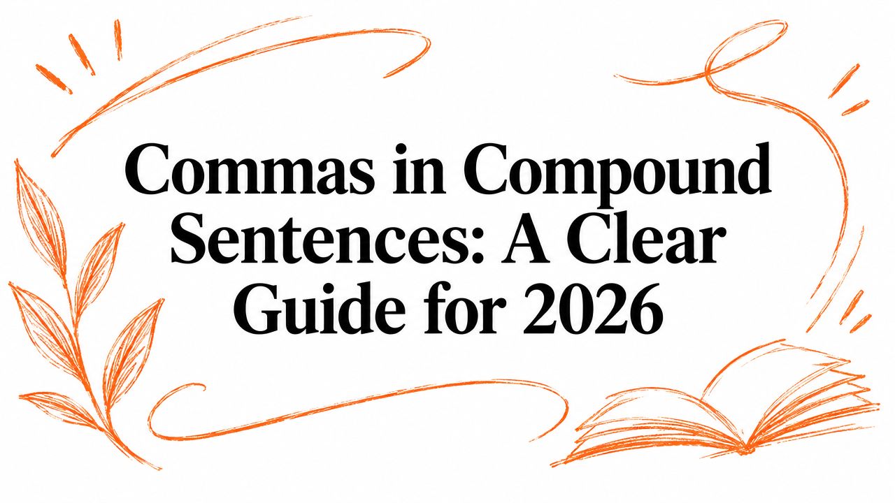 Commas in Compound Sentences: A Clear Guide for 2026