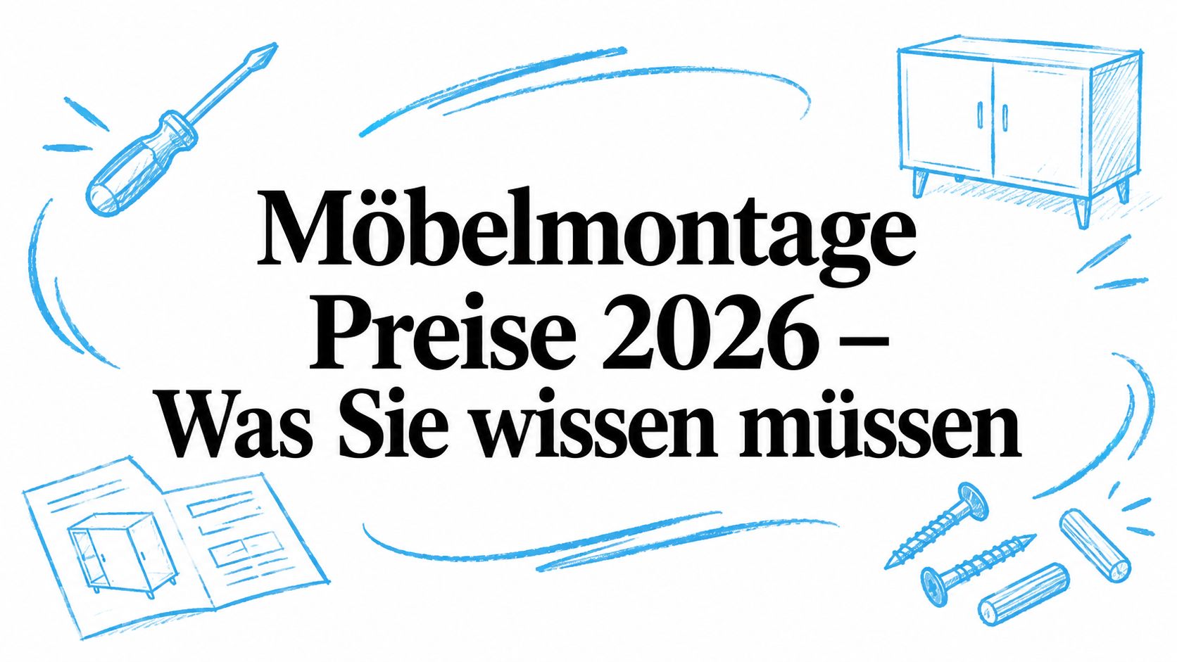 Möbelmontage Preise 2026 – Was Sie wissen müssen