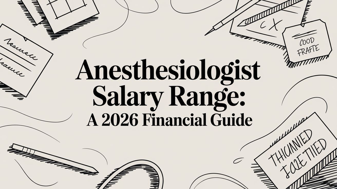 Anesthesiologist Salary Range: A 2026 Finan... | WeekdayDoc