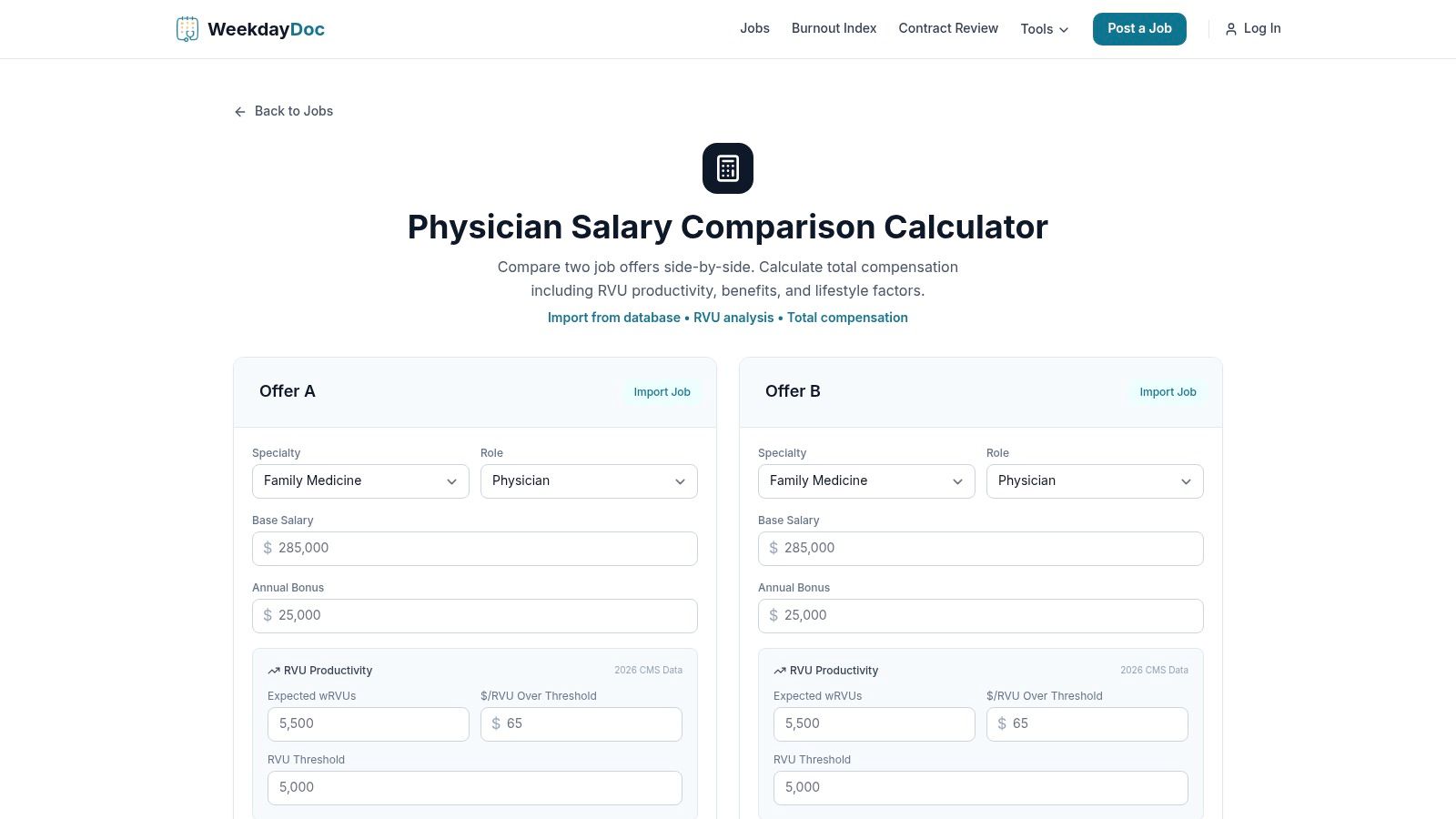 Screenshot from https://www.weekdaydoc.com/salary-calculator-pro