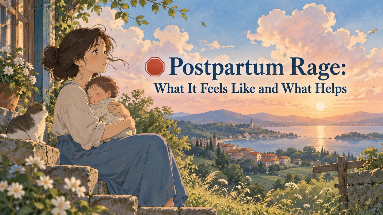 🛑 Postpartum Rage: What It Feels Like and What Helps