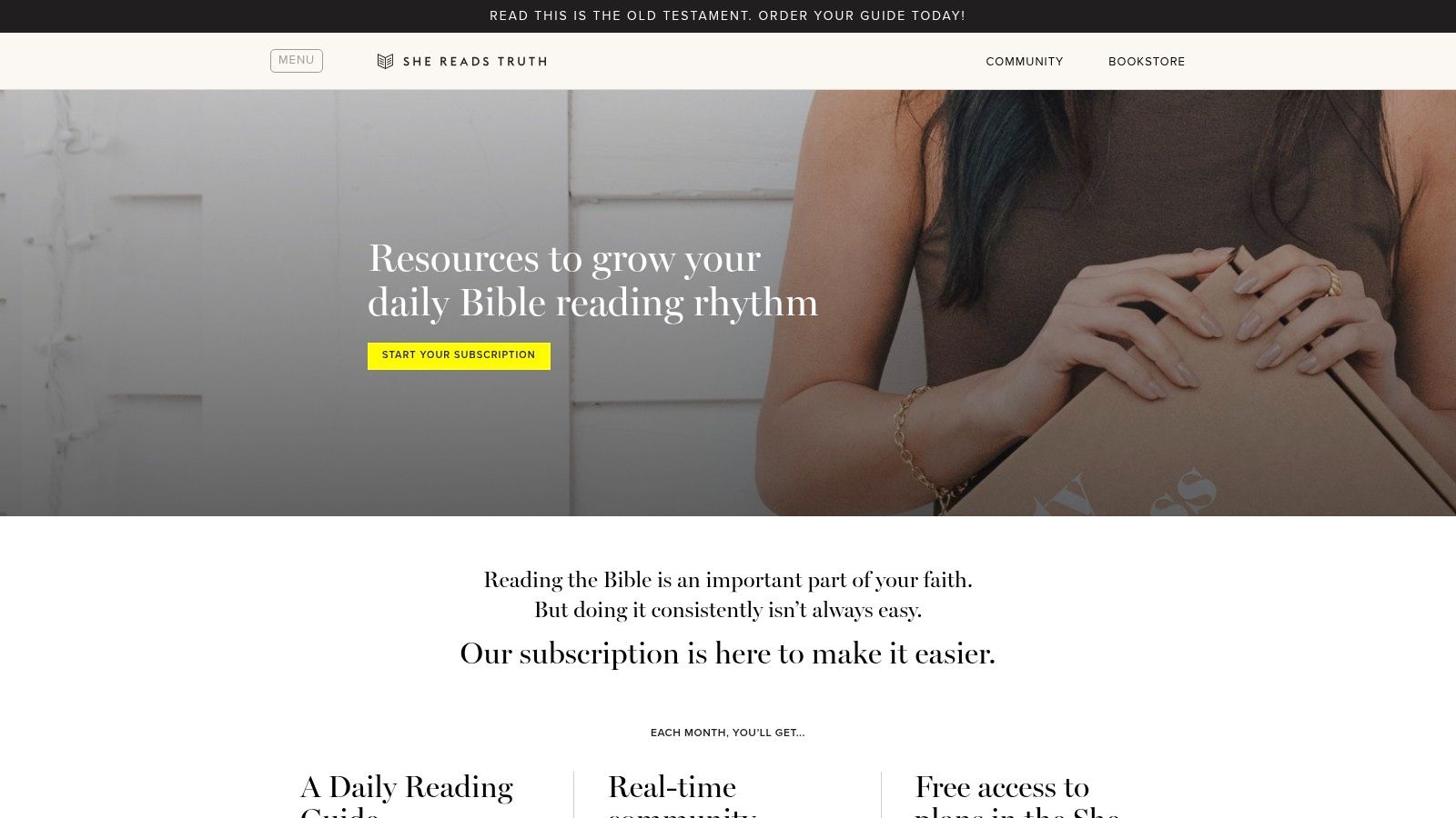 She Reads Truth – Monthly Devotional Subscription + App