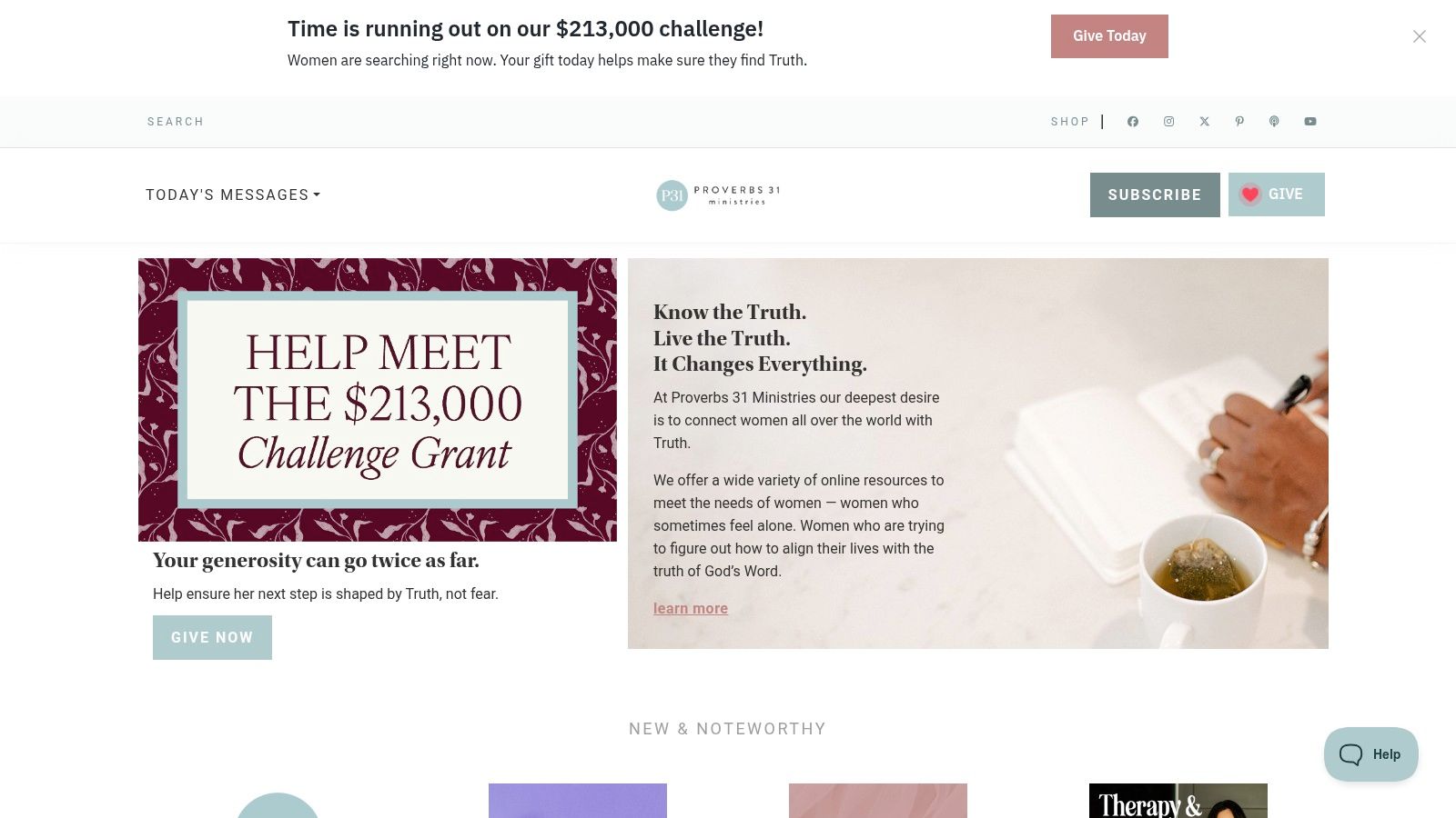 Proverbs 31 Ministries – First 5 App + “Encouragement for Today”