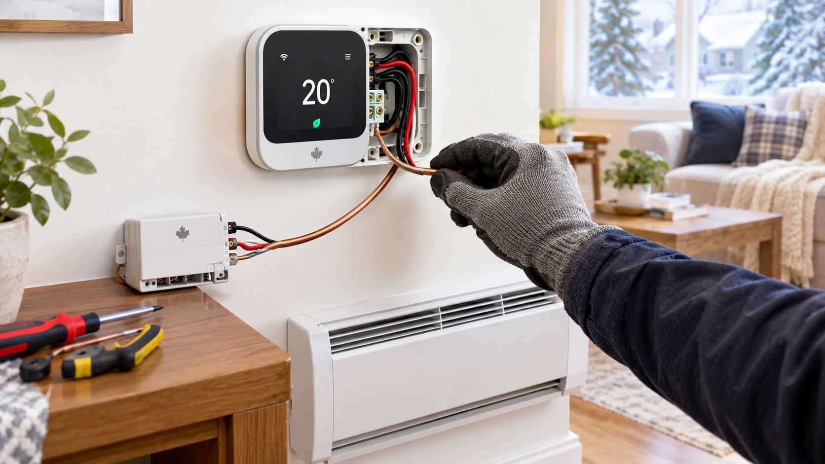 Smart Thermostat for Electric Baseboard Heat in Canada