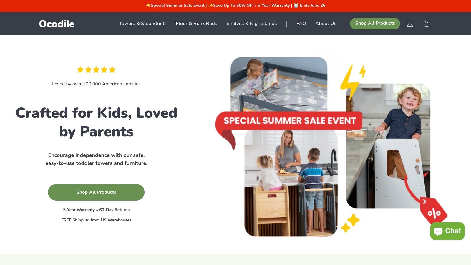 Screenshot from https://ocodile.com