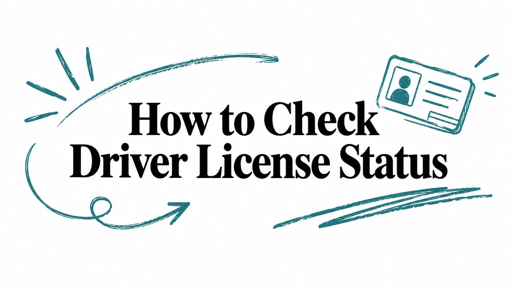 How to Check Driver License Status
