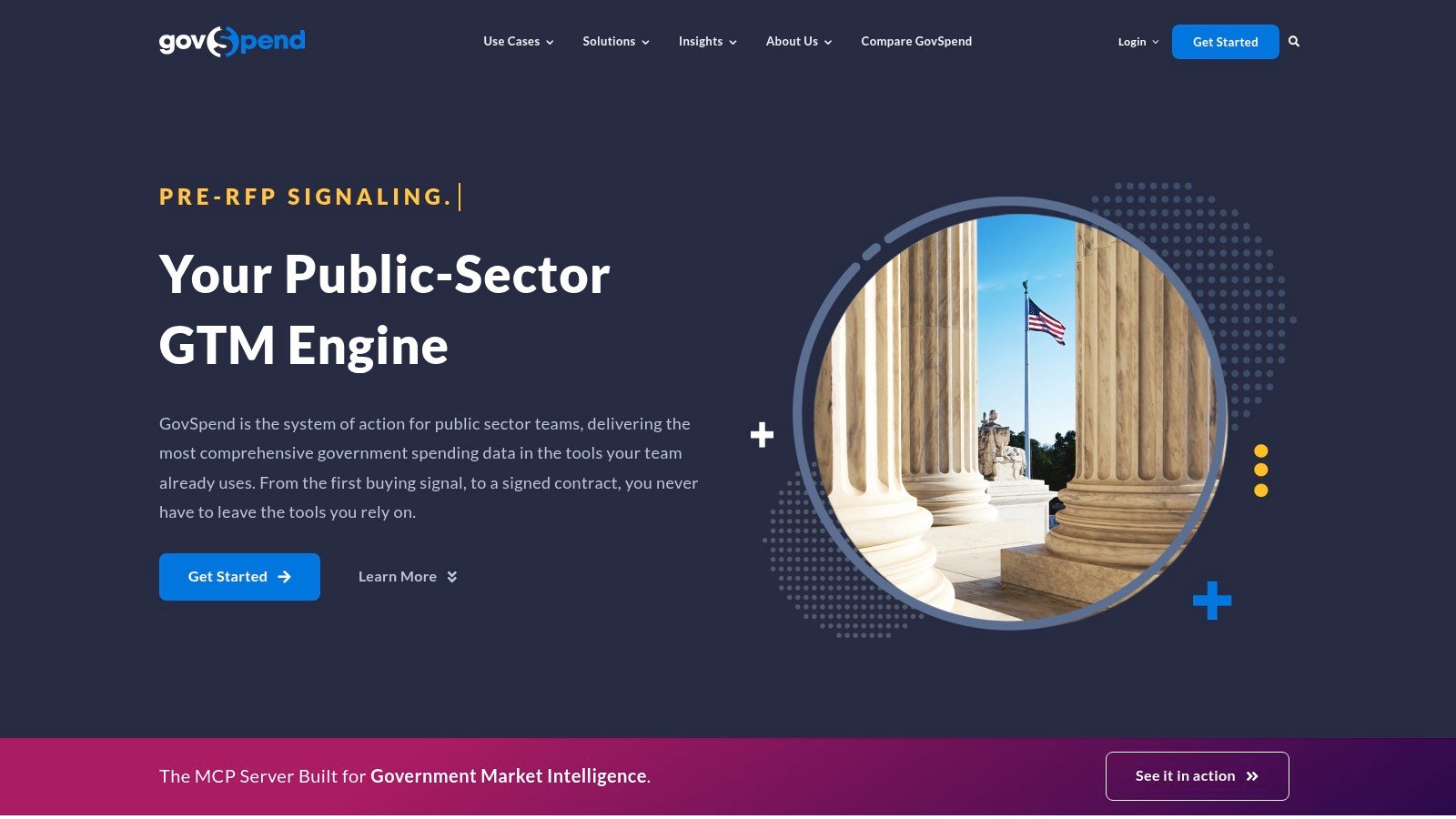 GovSpend official website homepage