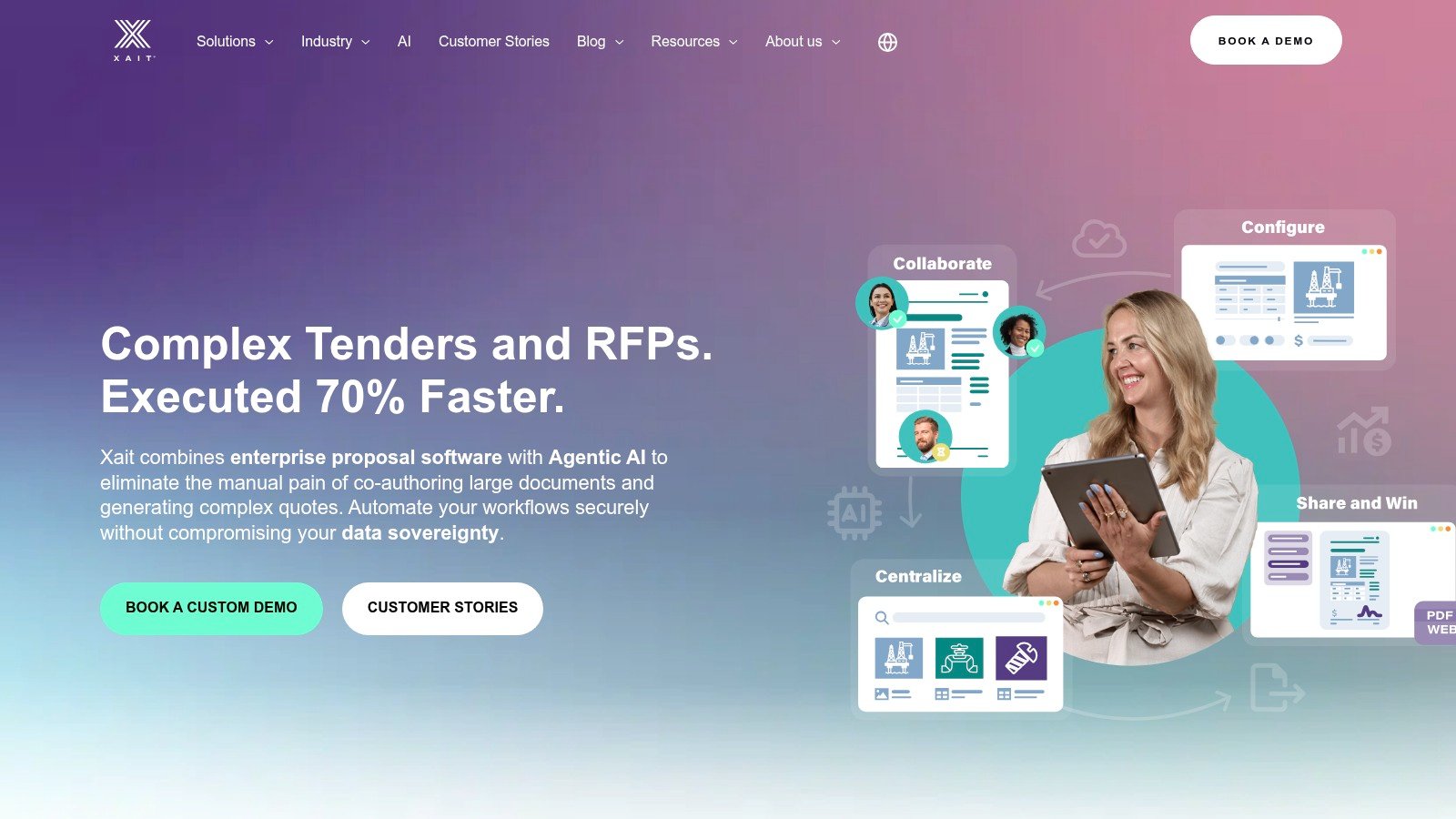 XaitPorter homepage screenshot