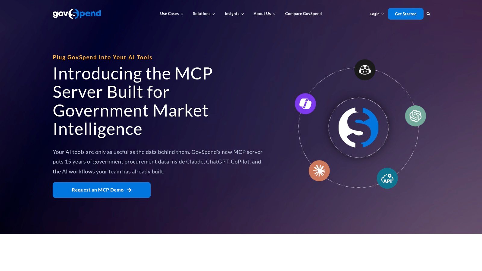 GovSpend website homepage