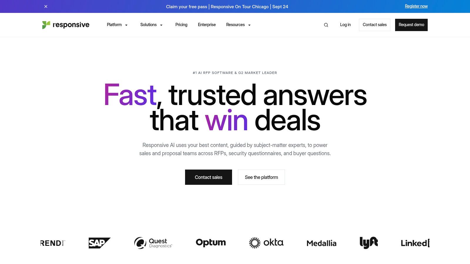 Responsive, formerly RFPIO