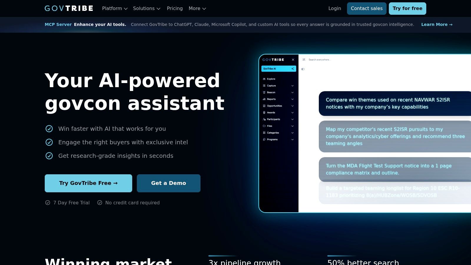 GovTribe + GovTribe AI