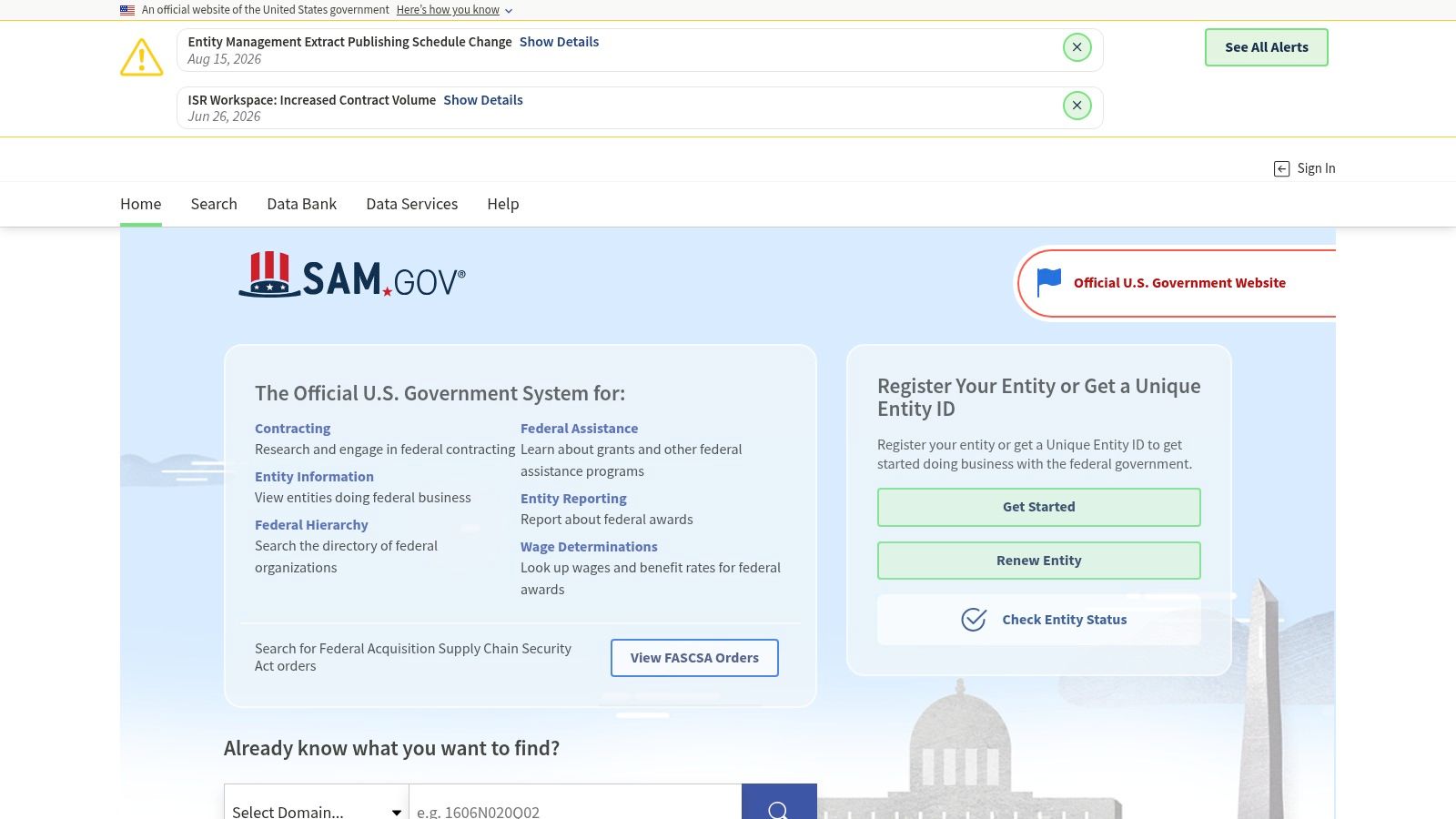 SAM.gov Contract Opportunities