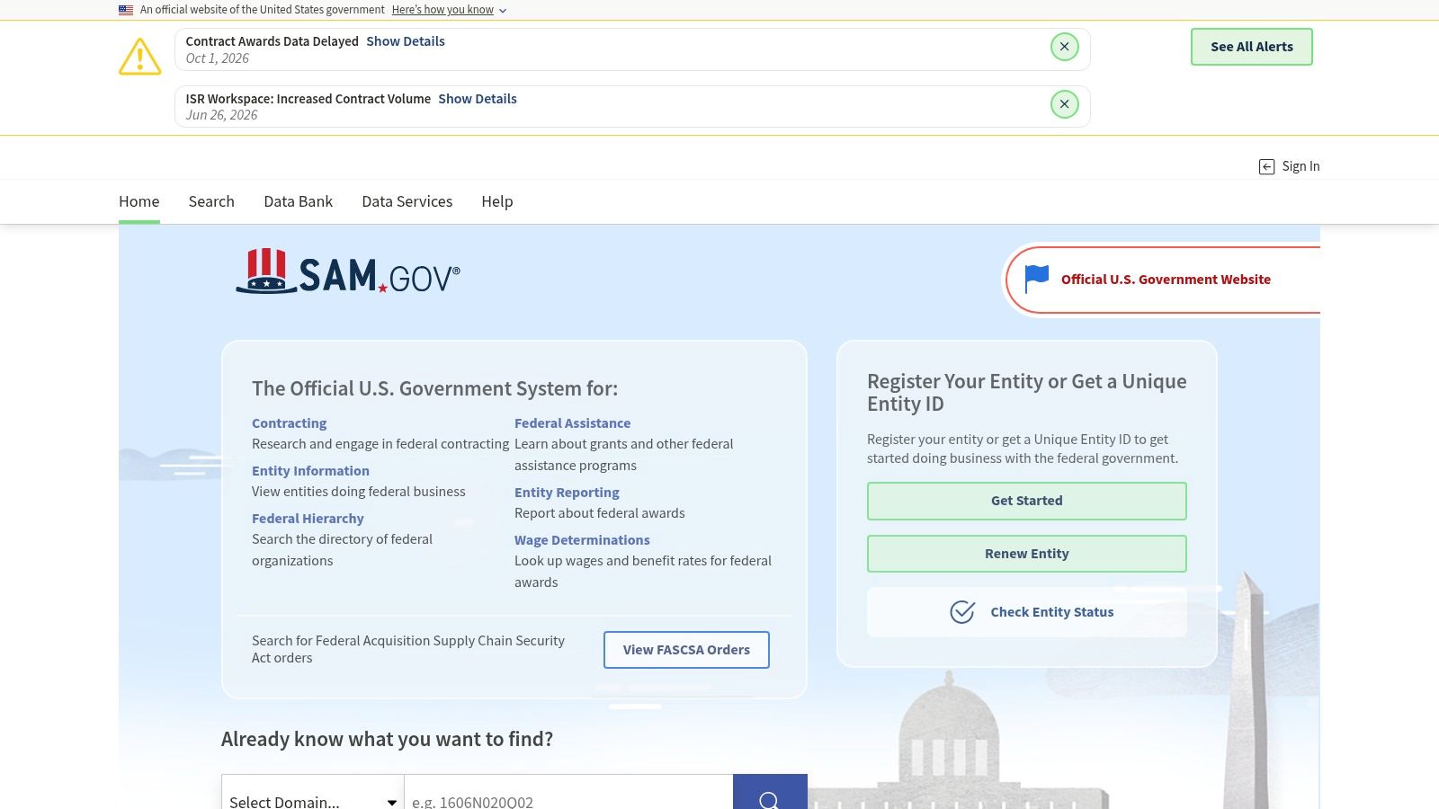 SAM.gov Contract Opportunities