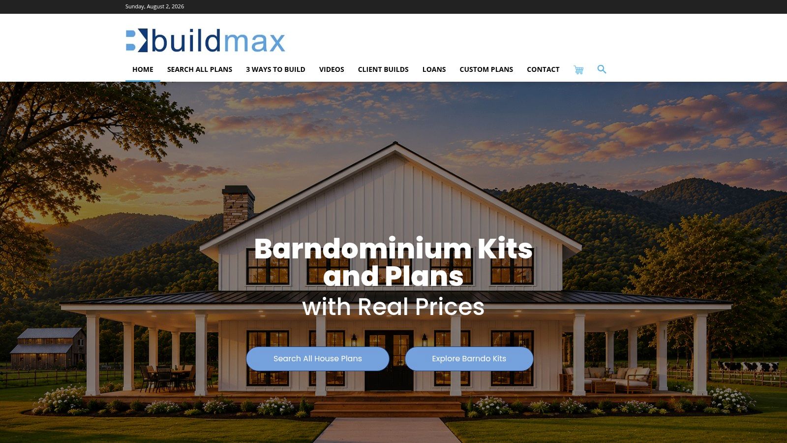 BuildMax, Plans Plus Optional Barndominium Kits
