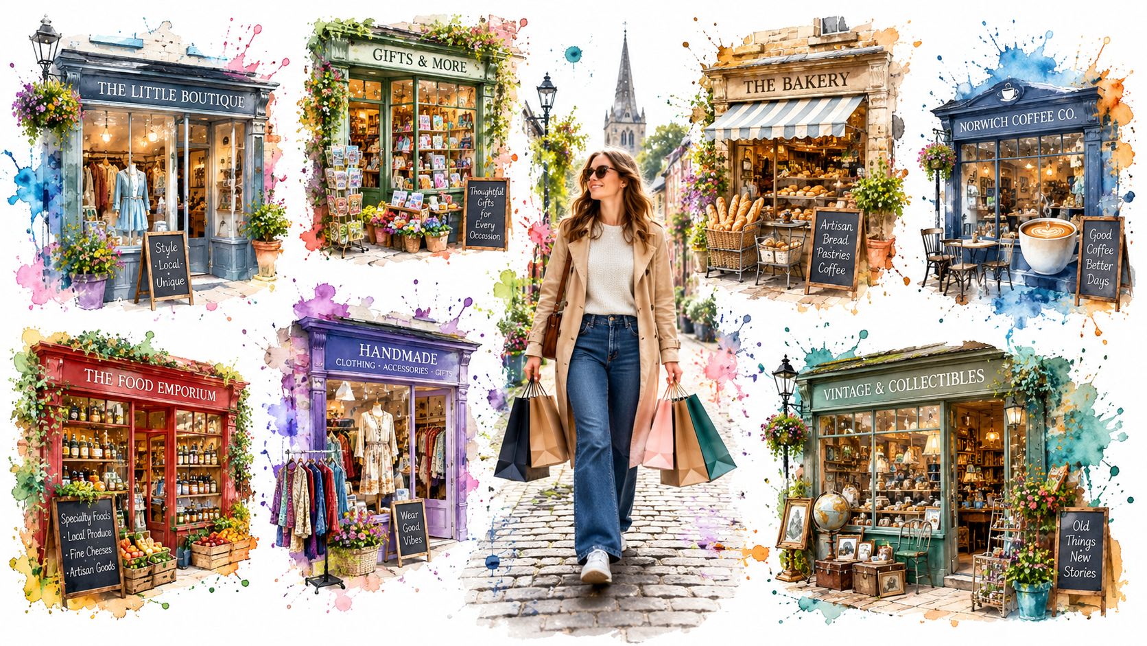 Norwich Lanes Shops: A Flying Visit