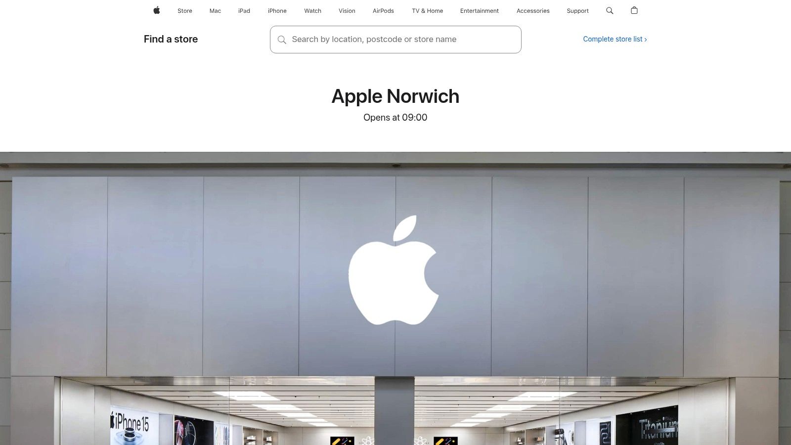 Apple Store, Norwich (Merchants Hall, Chantry Place)