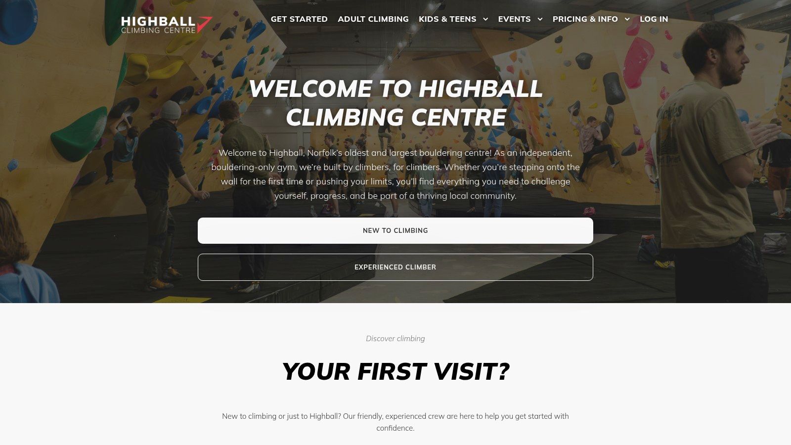 Highball Climbing Norwich