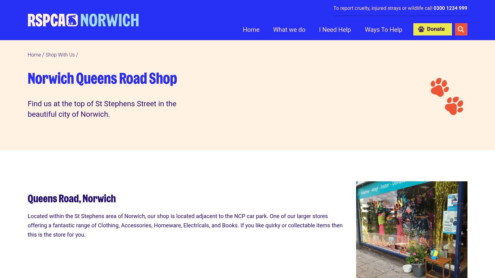 RSPCA Norwich Branch Queens Road
