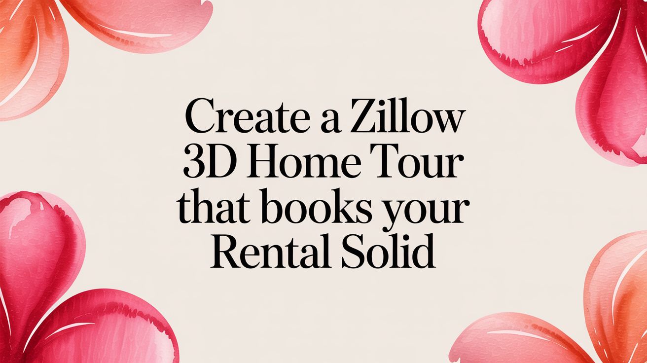 Create a Zillow 3D Home Tour That Books Your Rental Solid