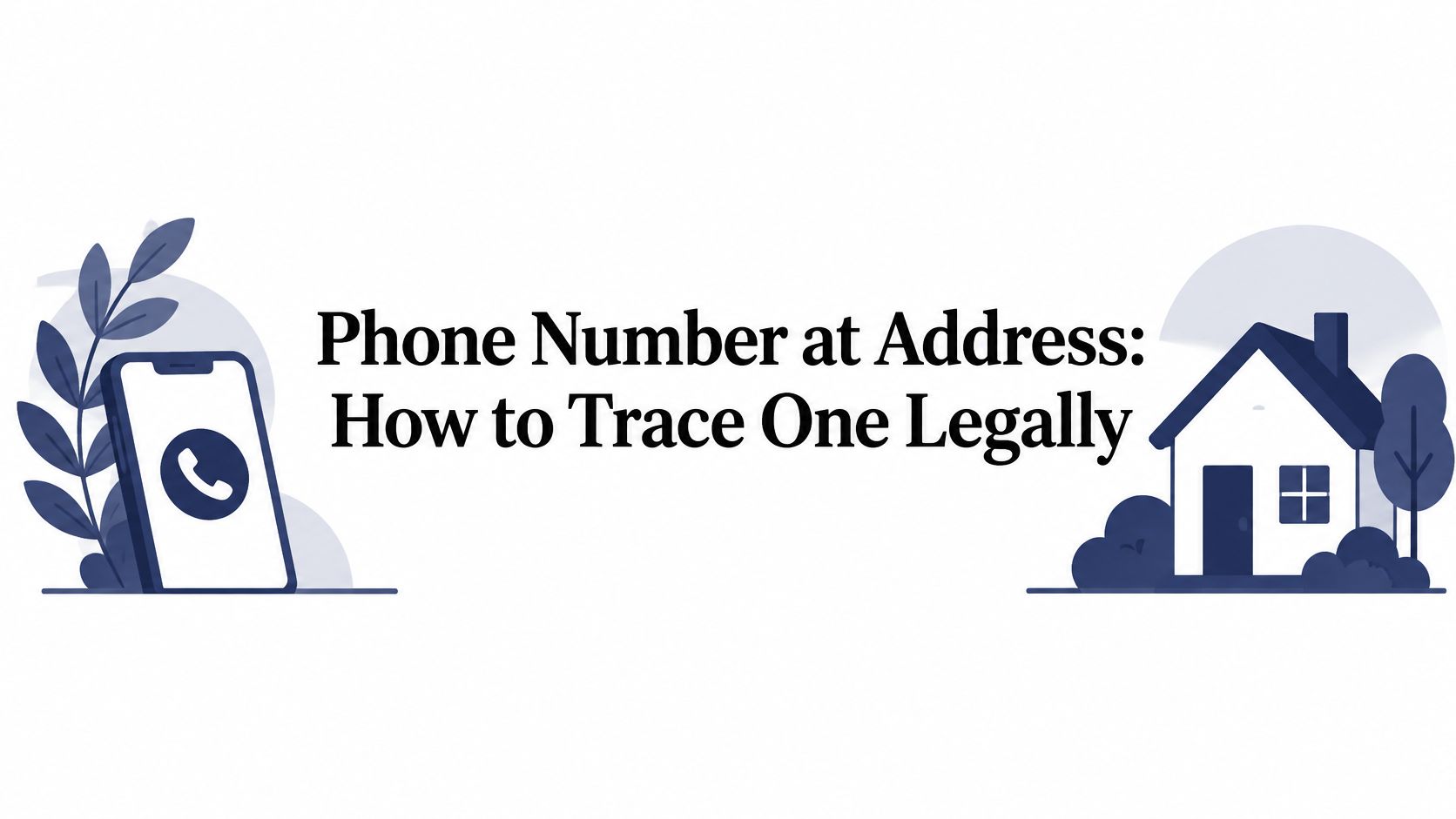 Phone Number at Address: How to Trace One Legally