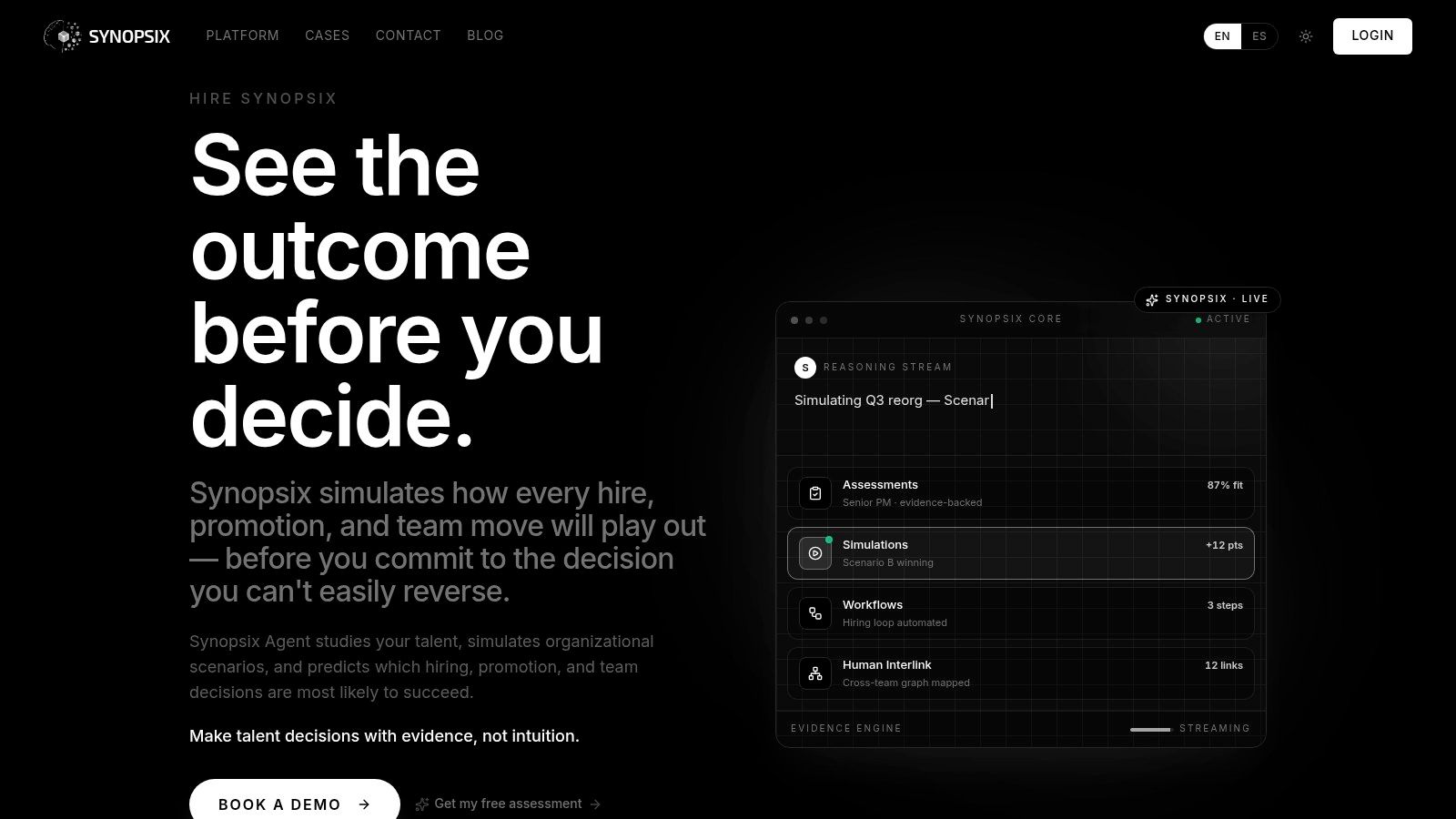 Screenshot from https://synopsix.ai