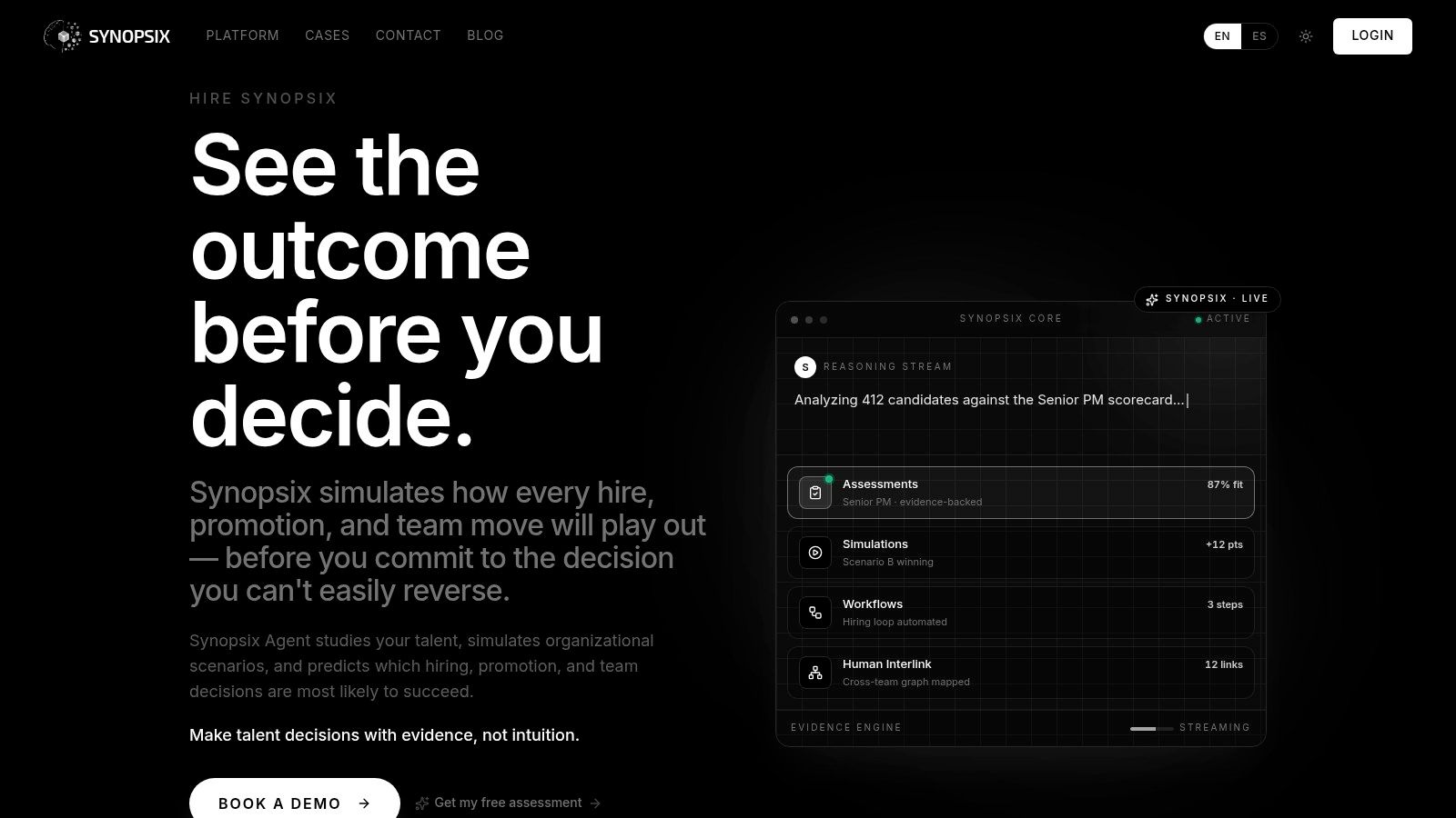 Screenshot from https://synopsix.ai