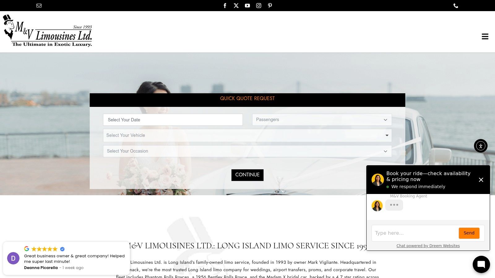 M&V Limousines Ltd.