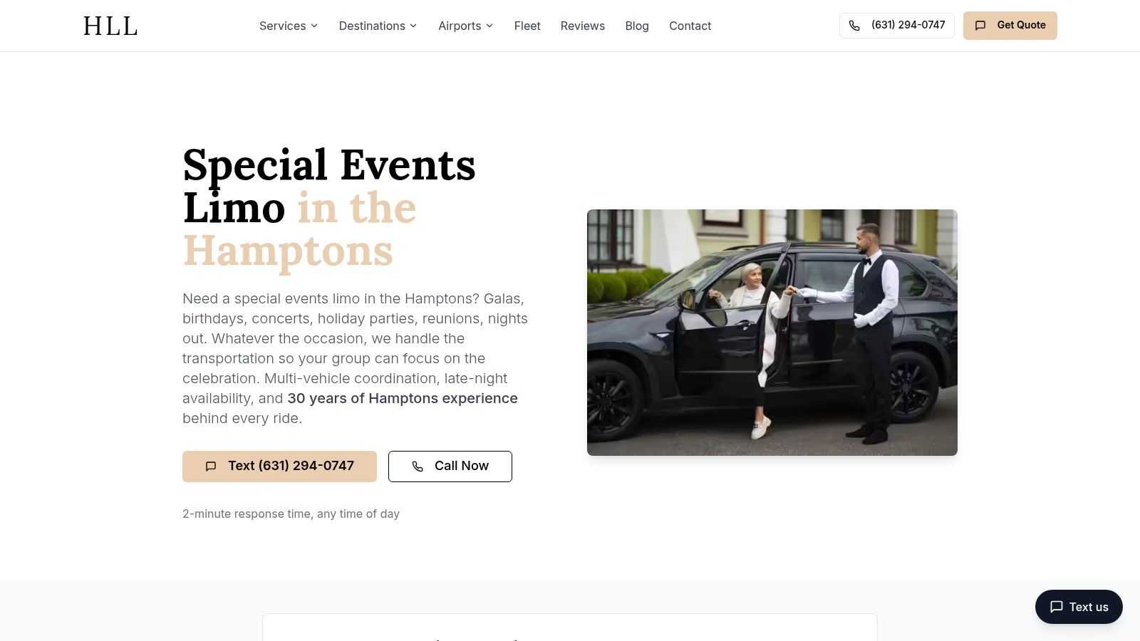 Special Events Limo